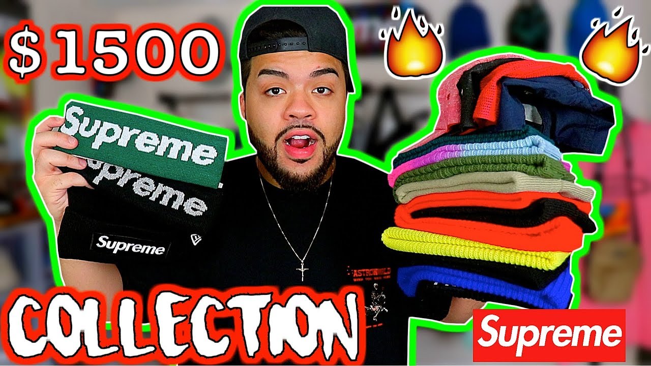 MY CRAZY $1500 SUPREME HAT COLLECTION + FTP