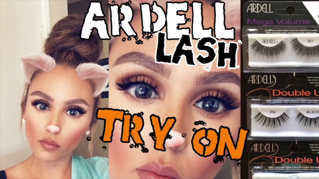 Ardell lash try on