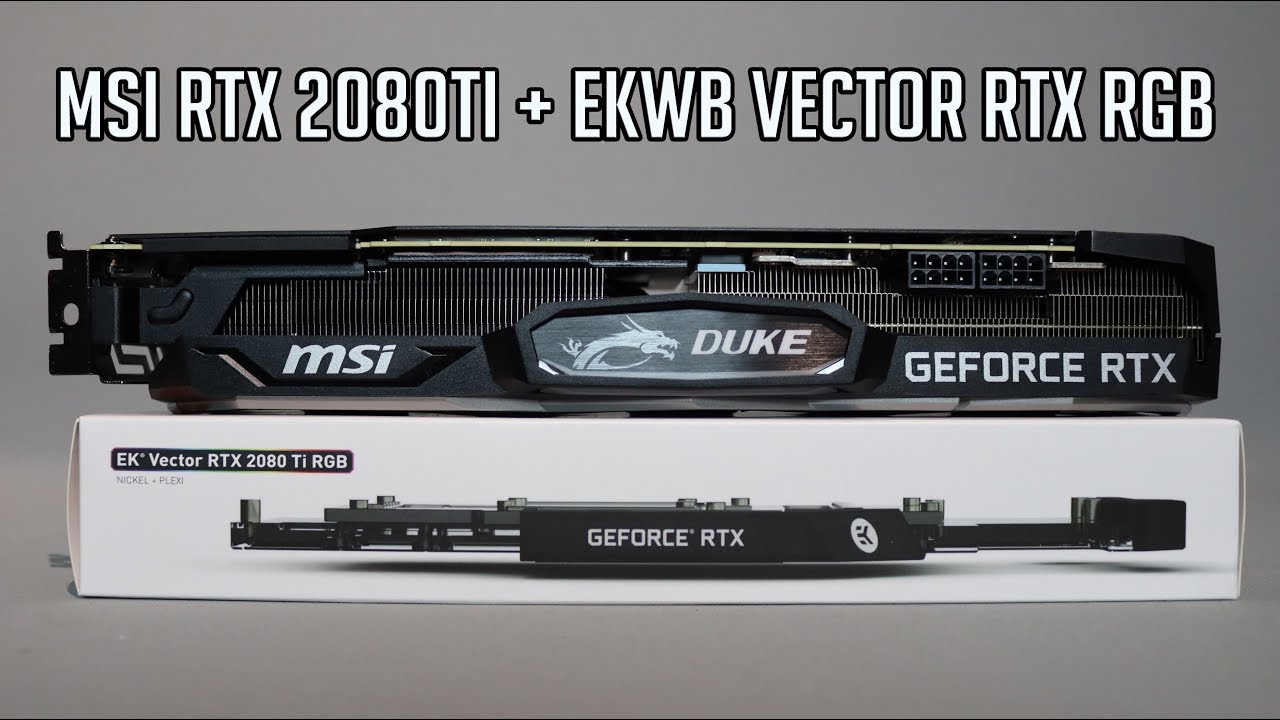 How to place EKWB block on MSI RTX 2080Ti
