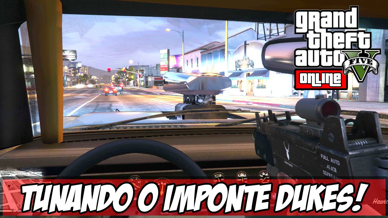 GTA V - Tunando um Carro ÉPICO! Imponte Dukes (Ps4)