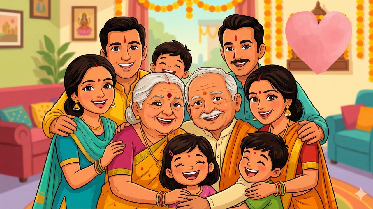 Joint Family ke Jugaad | संयुक्त परिवार | Hindi Stories | Cartoon Kahani | Funny Story | Bedtime