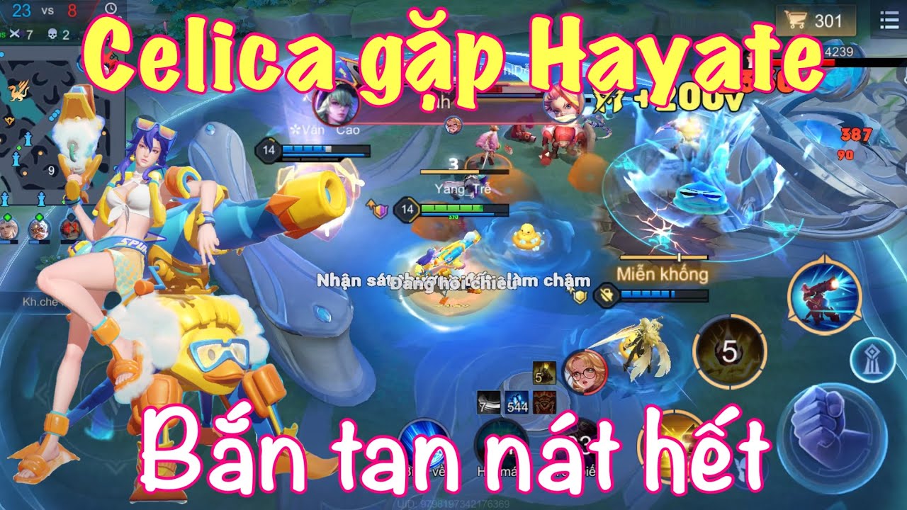 Celica chất tướng thiên về late game bắn sướng tay - LQMB