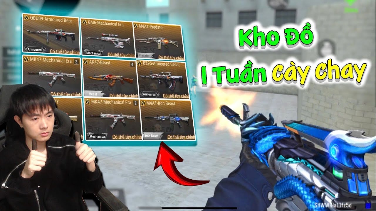 Crossfire Legends | Sau 1 Tuần Cày Chay Và Nhập Code - Đây Là Kho Đồ Cực Khủng Của SmileGG