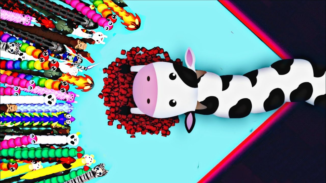 Snake Io 🐍 Milky Snake 🐍 Vs Rainbow 🌈 + Multi Snake Snake 🐍 Epic SnakeIo Gameplay #10