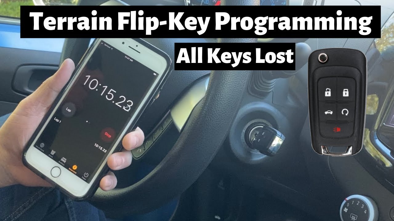 How To Program A GMC Terrain Flip Key Remote Fob 2014 - 2017 DIY All Keys Lost Tutorial