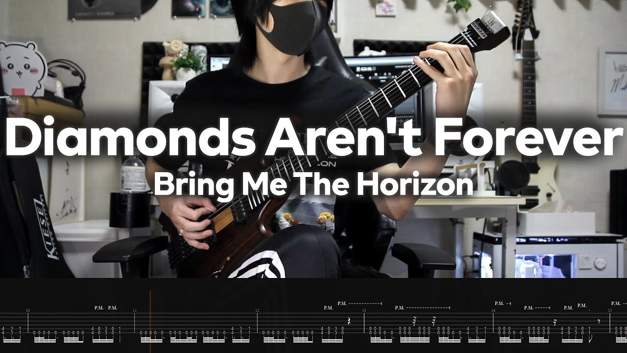 【Bring Me The Horizon】Diamonds Aren't Forever  (Instrumental cover) 2023【Guitar Cover】＋Screen Tabs