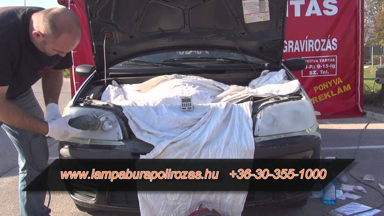Fiat Punto lámpabura polírozás 2D