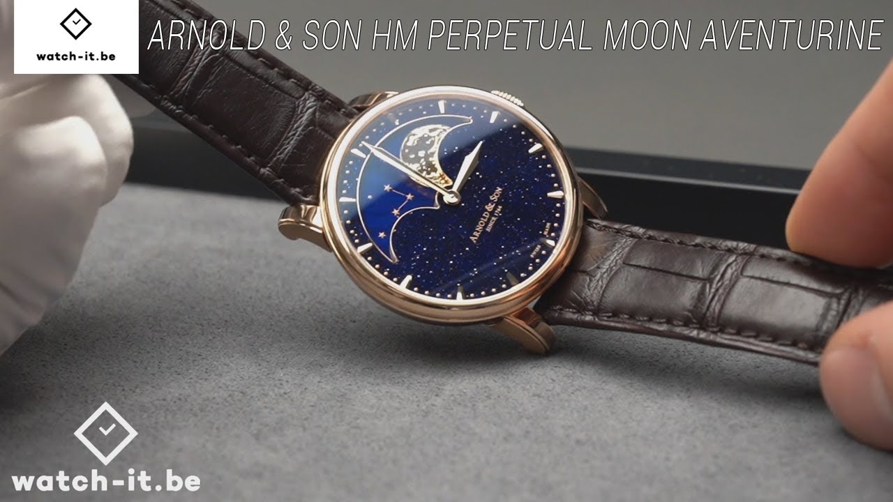 Arnold & Son HM Perpetual Moon Aventurine