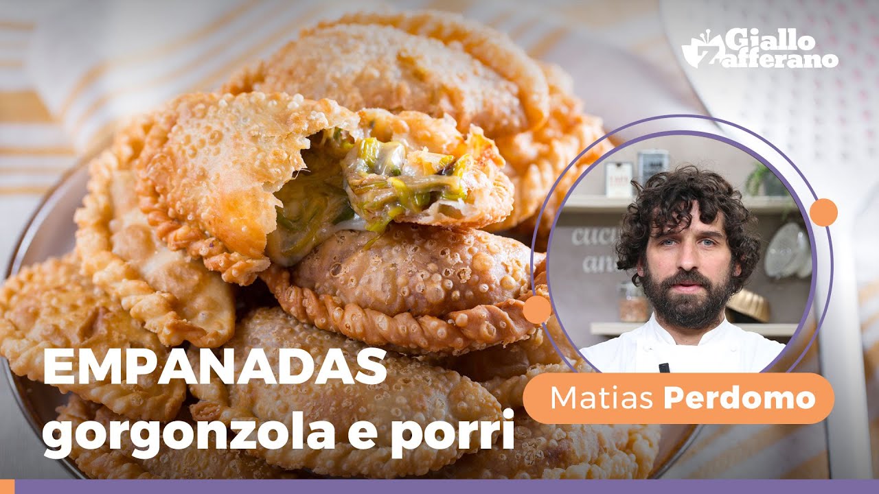 Эмпанадас из лука-порея и сыра горгонзола - Аутентичный рецепт уличной еды из Аргентины! 😍😍😍