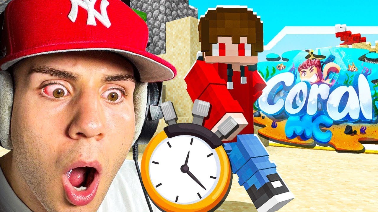 HO GIOCATO per 30 MINUTI le BEDWARS su CORALMC - MINECRAFT ITA