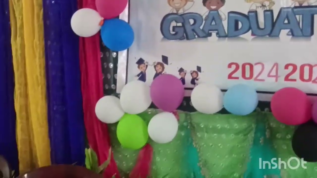 Graduation day for nursery students