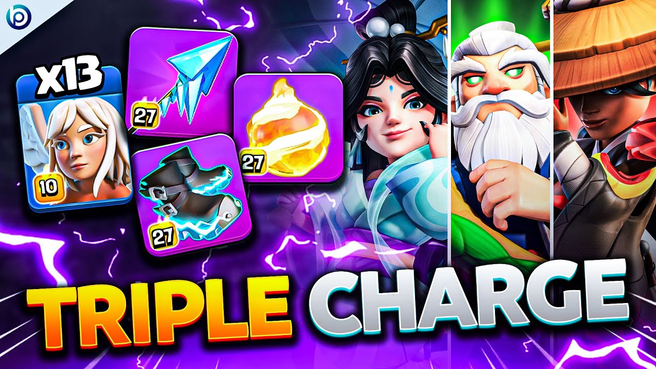 NEW HEALER Level Makes TRIPLE HERO CHARGE More RIDICULOUS | Clash of Clans TH17 Attacks