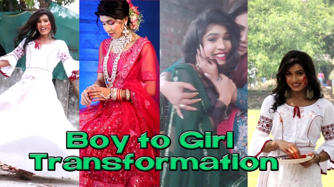 Chotka Mondal - Boy to Girl Crossdressing model | Boy to girl Transformation