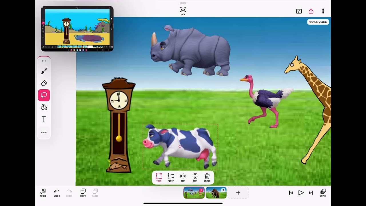 Hickory dickory dock animals