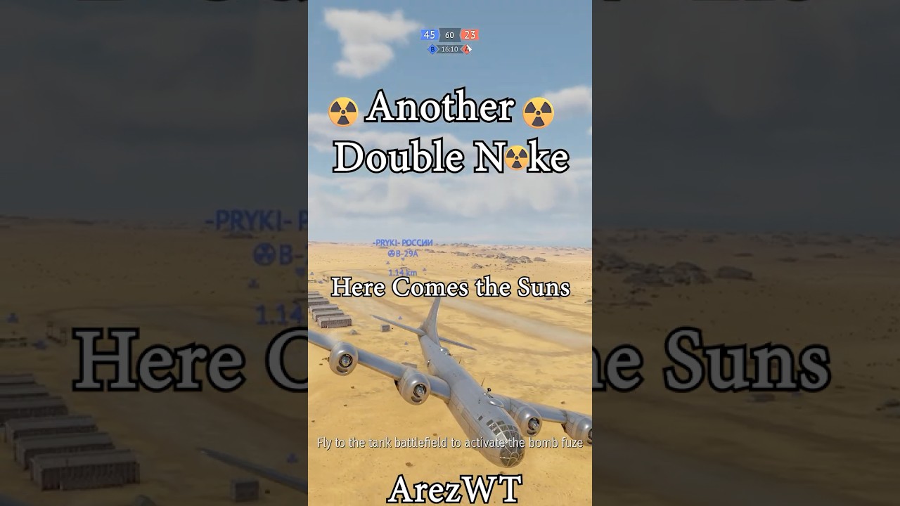War Thunder Double Nuke #warthunder