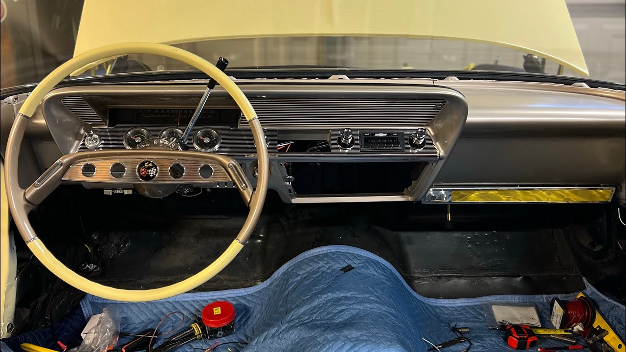 Bowman Color Bar Installation….. Chrome 20” Under dash mount on Chevrolet Impala !!!!