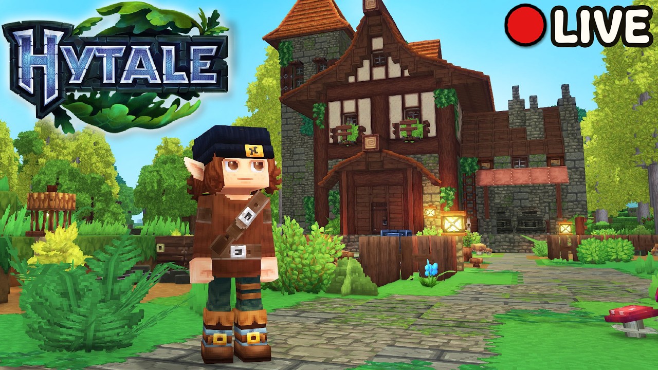 First Stream in Our Cozy Hytale World!