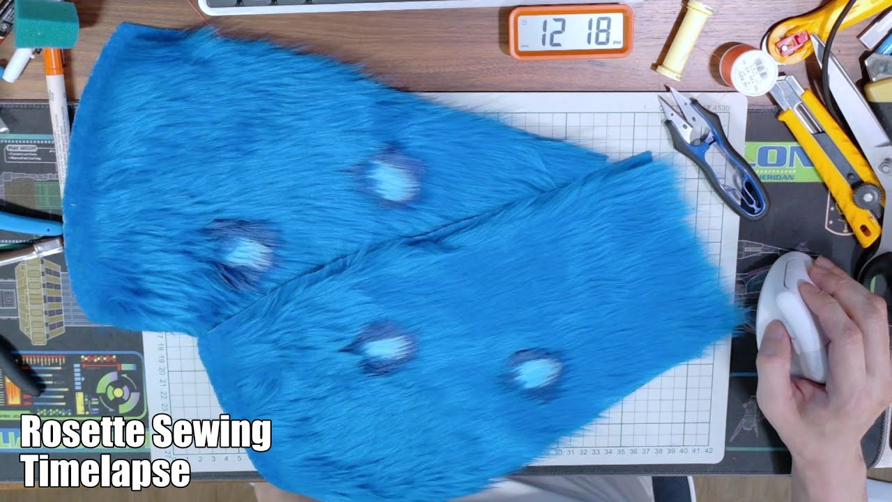 Rosette Sewing Timelapse (no audio)