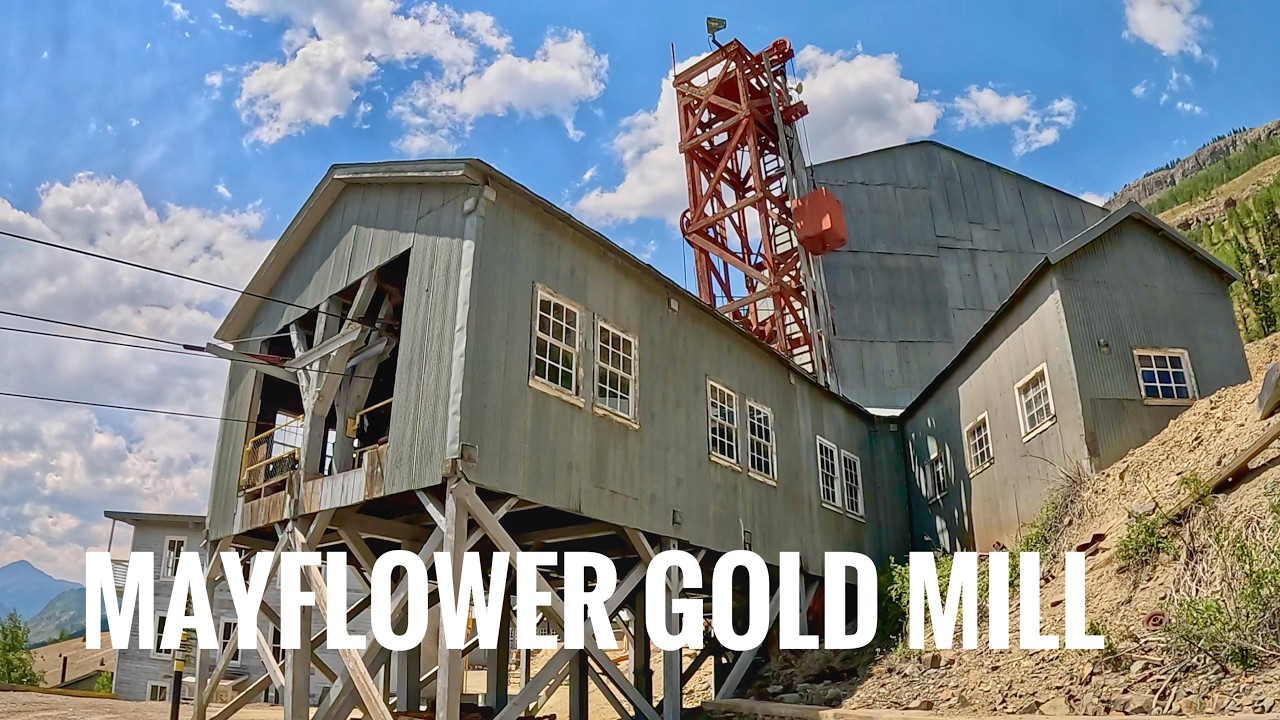 Touring Colorado's last functional Gold Mill, Sunnyside Mine Disaster, a lost lake and more!
