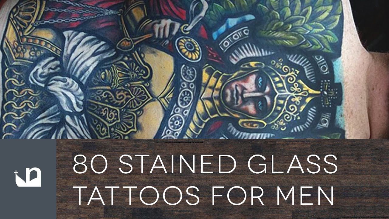 80 Stained Glass Tattoos For Men