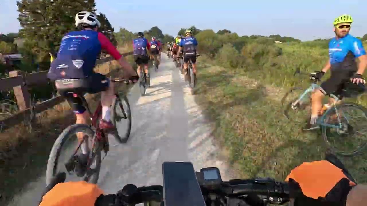 Timelapse Strade Bianche del Sale 2023 Cervia 65 km