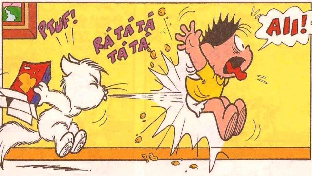 Magali e Mingau em Cadê Os Cereais Que Estavam Aqui ? | Histórias em Quadrinhos Magali e Mingau