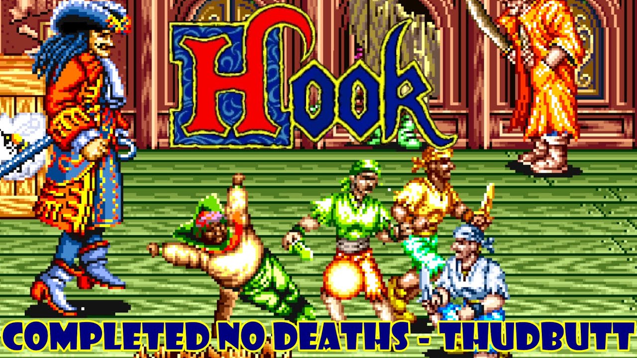 Hook (Arcade, 1992) Completed No Deaths, NoMiss 1CC w/ Thudbutt