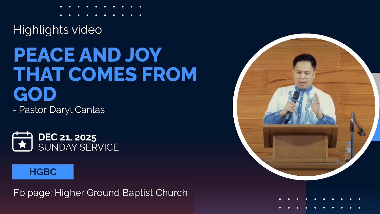 HGBC Sunday Worship | Highlights video | December 21,2025