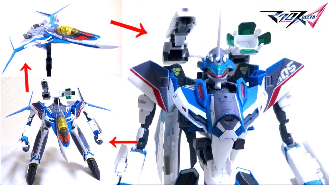 【マクロスΔ（デルタ）】VF-31J ジークフリード ハヤテ機 1/72 後編だ！ ヲタファの変形レビュー / Macross Delta 1/72 VF-31J Siegfried（Hayate）