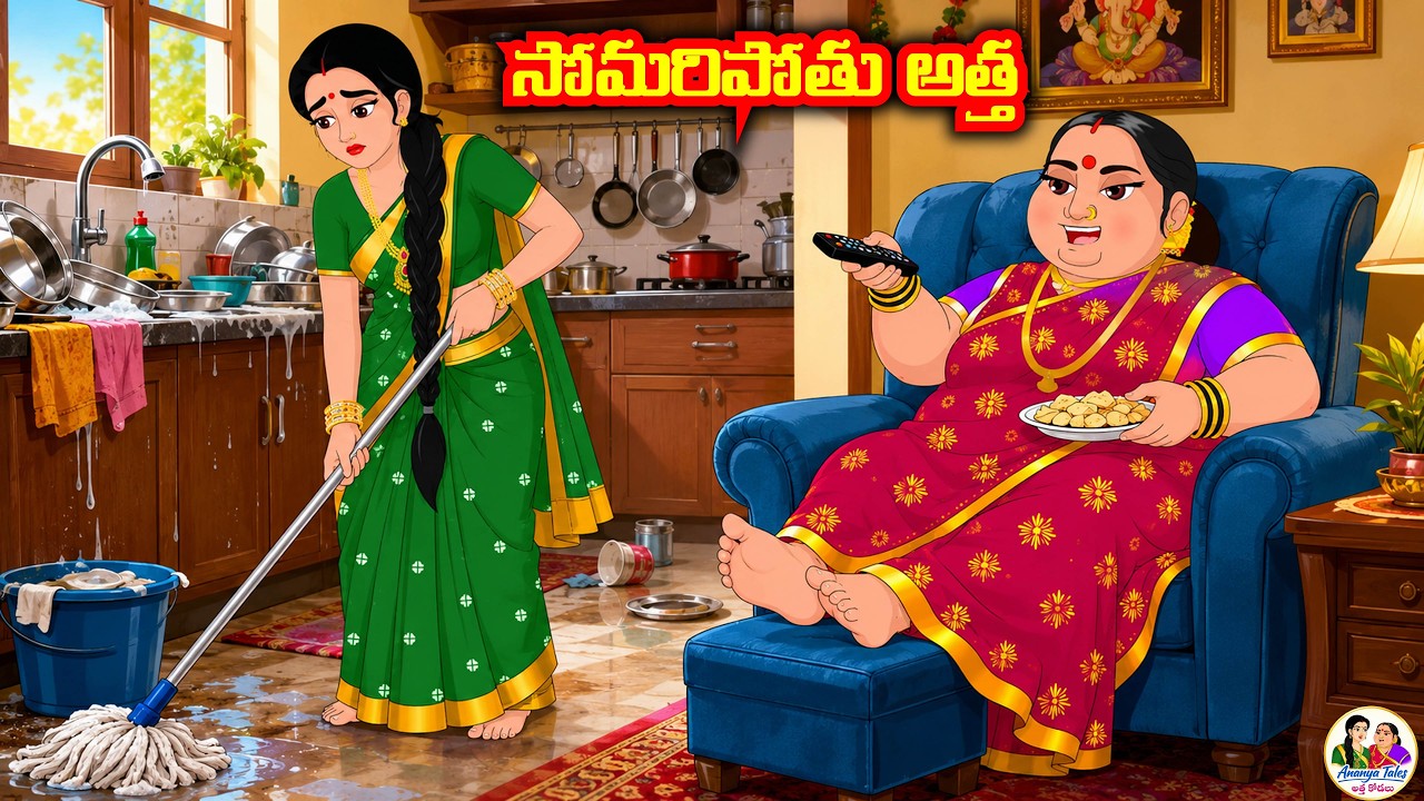 సోమరిపోతు అత్త | Somaripothu Atta | Atha Kodalu| Telugu stories| Telugu Kathalu|Telugu Moral stories