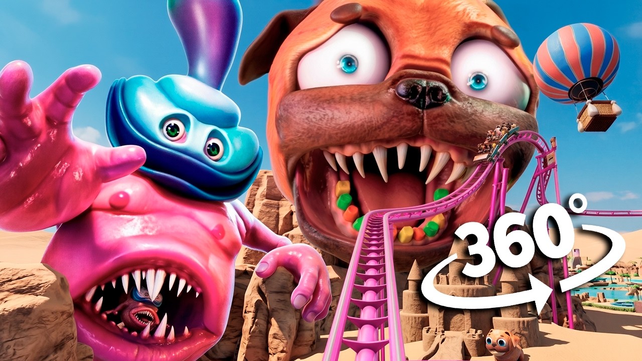 DARK PALS 360&deg; Roller Coaster Ride in VR 8K 🎢🔥