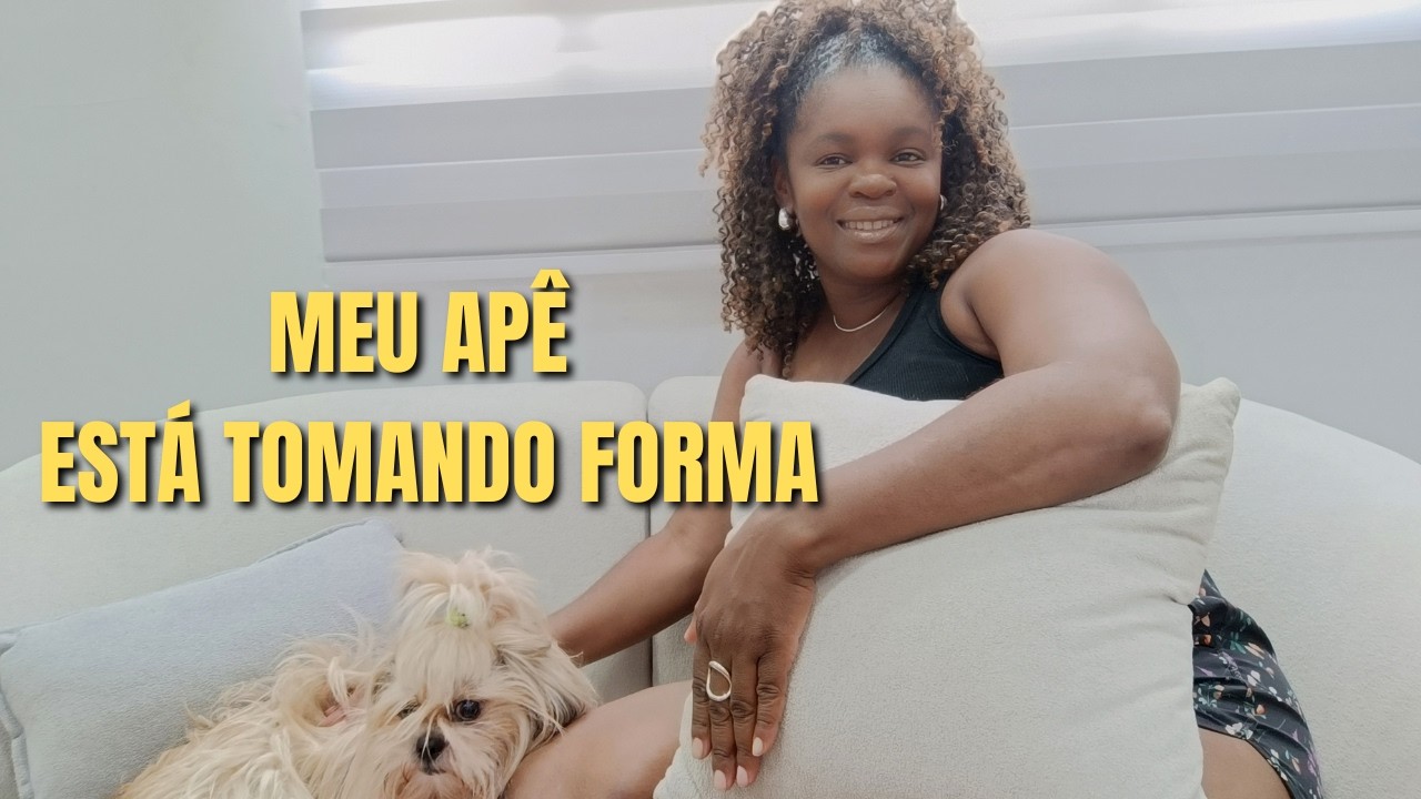 Meu apê está mudando e eu tô emocionada 🥹 | Arrumando a sala