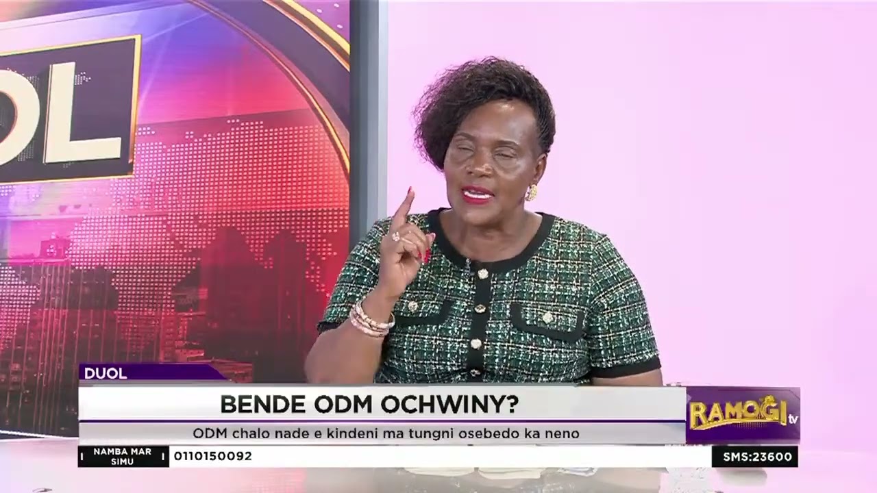 Rozaah Buyu: Gima Jakom (Raila) ne owewago maduong' en riwruok marwa kokalo kuom ODM