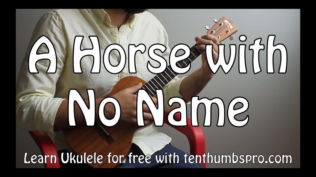 A Horse With No Name - America - Easy Song Two Chord Ukulele Tutorial
