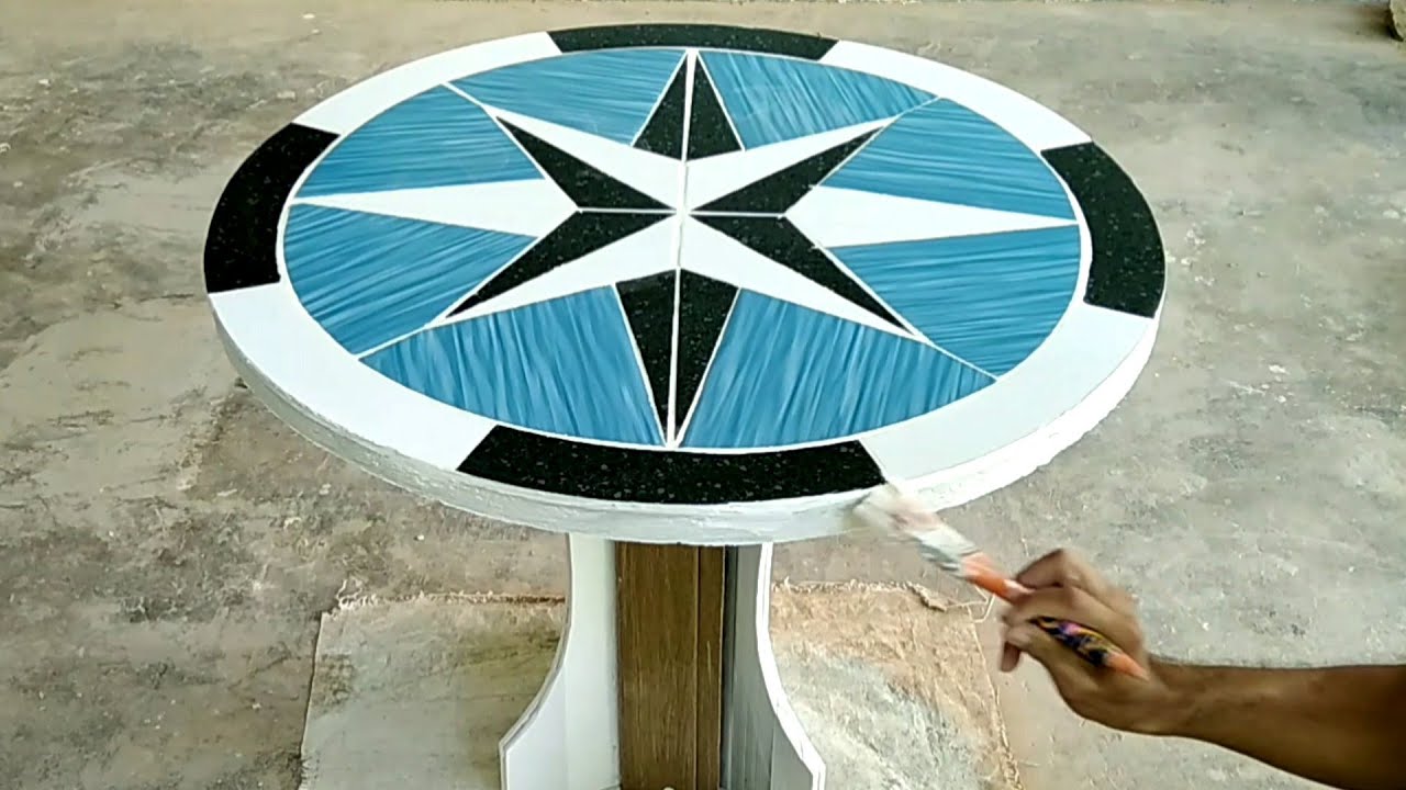 Share how to make a wonderful garden coffee table and chairs from cement #84