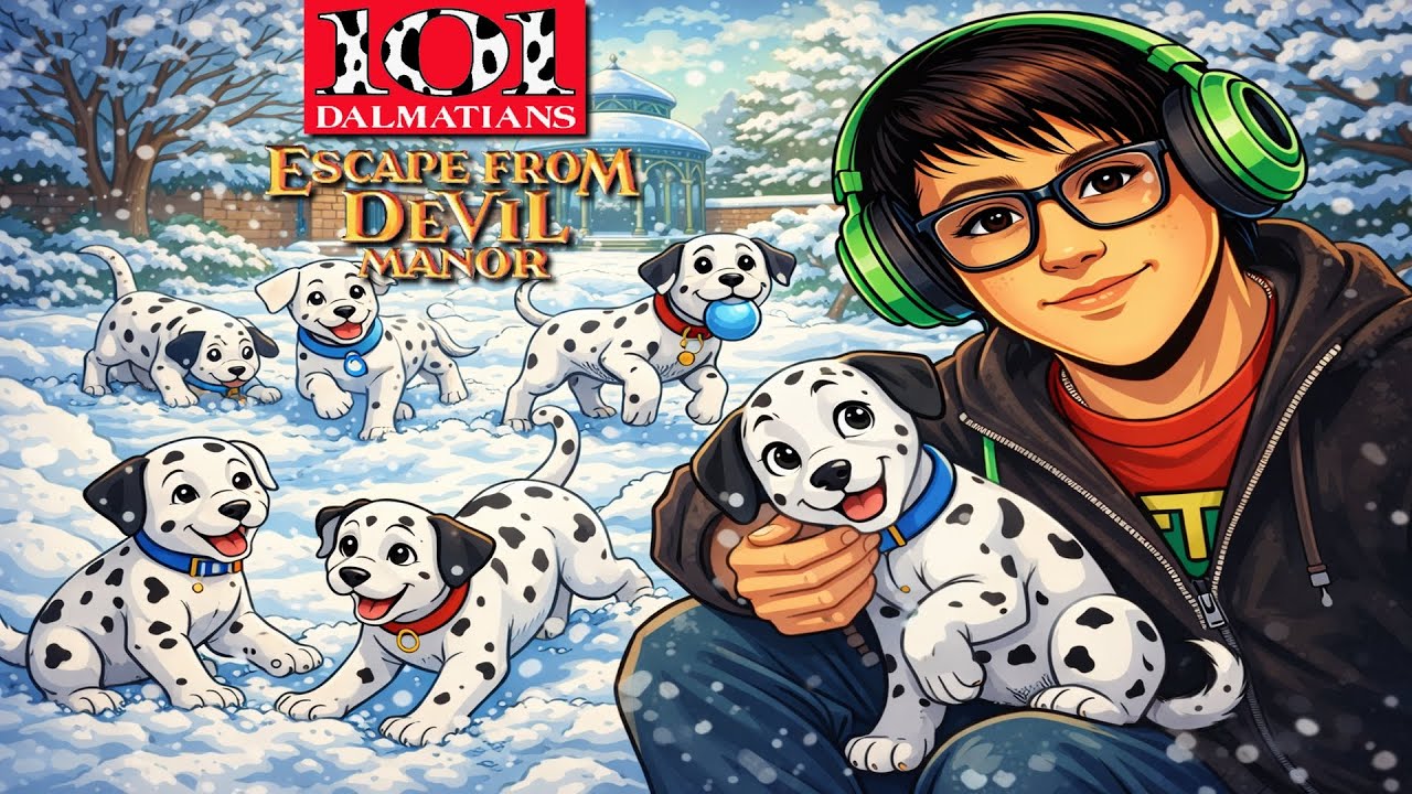 Disney Interactive Studios: 101 Dalmatians Escape from DeVil Manor 1997 DOS Game