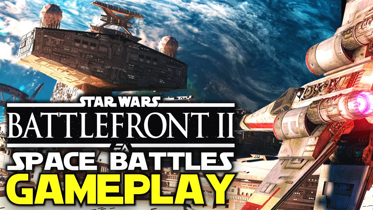 Star Wars: Battlefront 2 - SPACE BATTLES Gameplay + DESTROYABLE Corvettes?!