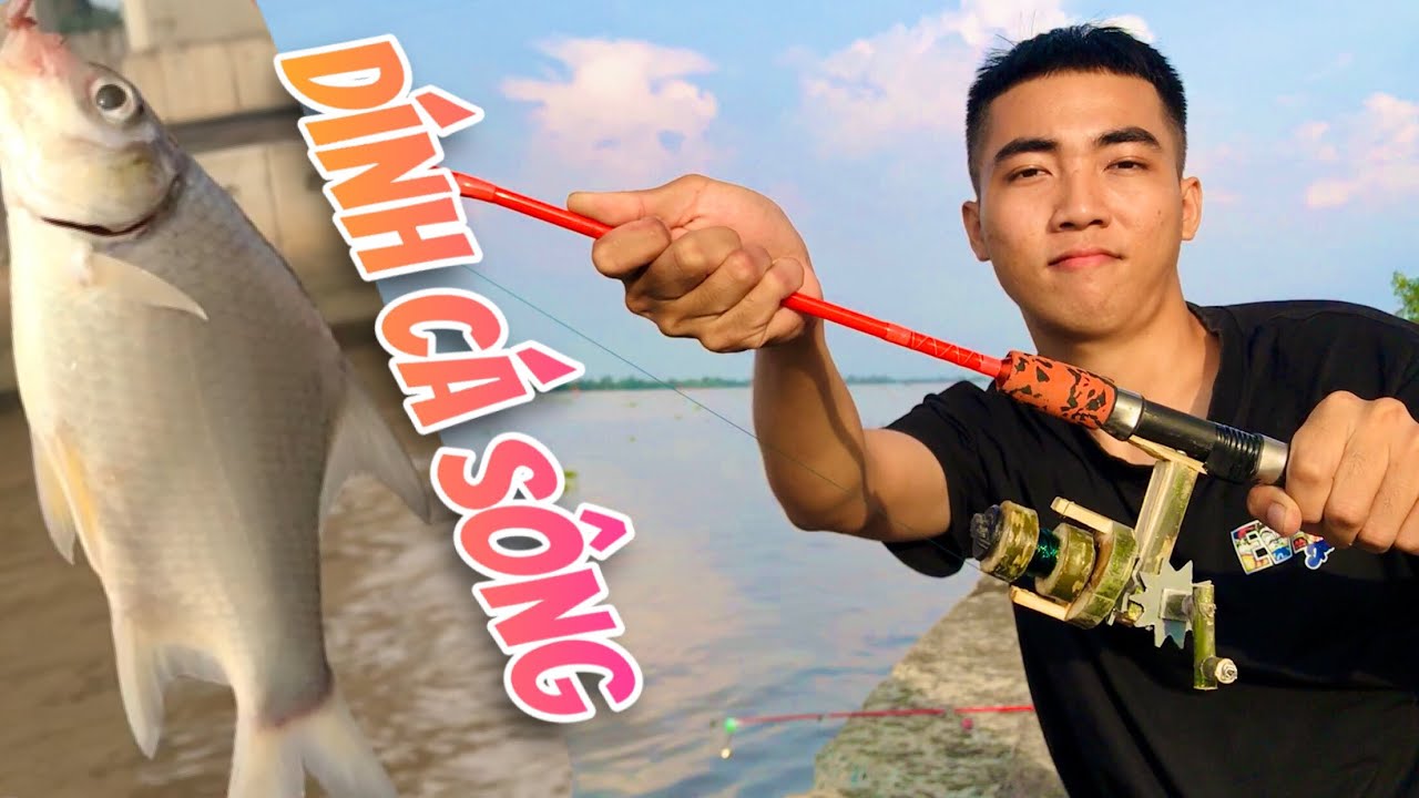 C&acirc;u C&aacute; T&ocirc;m Bằng Cần C&acirc;u M&aacute;y Đứng Bằng Tre Bất Ngờ D&iacute;nh C&aacute; S&ocirc;ng