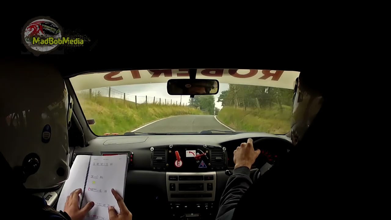 Rali Ceredigion 2024- SS14 Iwan Roberts Jr & Jamie Mills (Toyota Corolla T-Sport)
