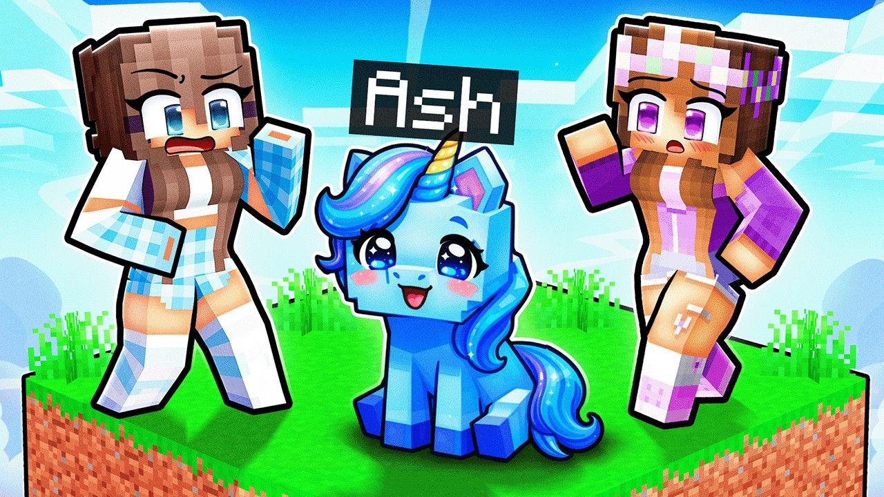 I Pretended to be a BABY UNICORN in Minecraft!