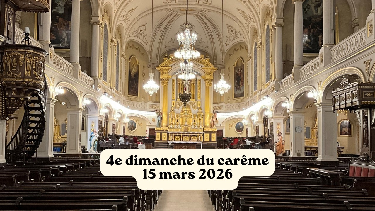 Webdiffusion de la messe du 4e dimanche du carême - Dimanche 15 mars 2026