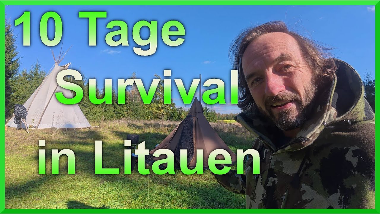 10 Tage Survival in Litauen I Jagd & Bushcraft I Knife I Gear ITony Lennartz I Jagd I Tools