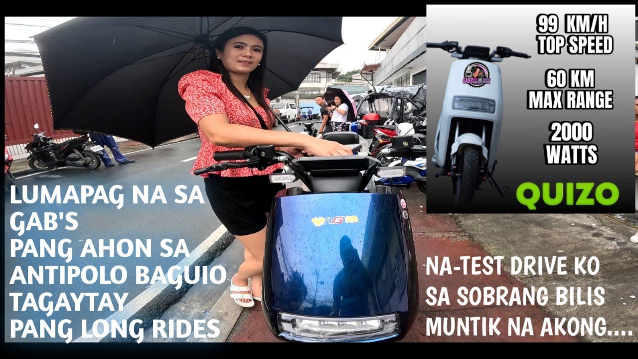QUIZO E-BIKE MABILIS MALAKAS MAKINIS NA- TEST DRIVE KO SA AHUNAN AT SA HIGHWAY GRABE ASTIG KA!