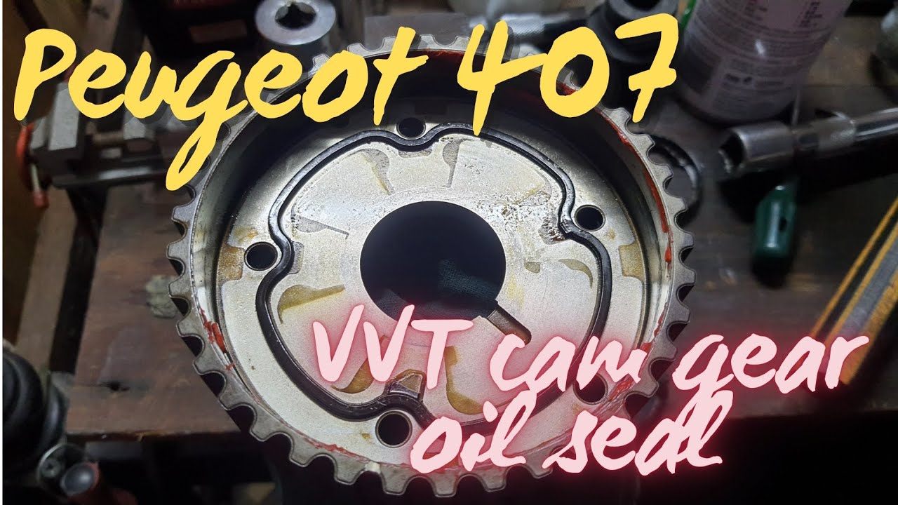 VVT Cam Gear Oil Seal Leak/Bocor| Peugeot 407 | EW10A 2010 | 2.0 Petrol