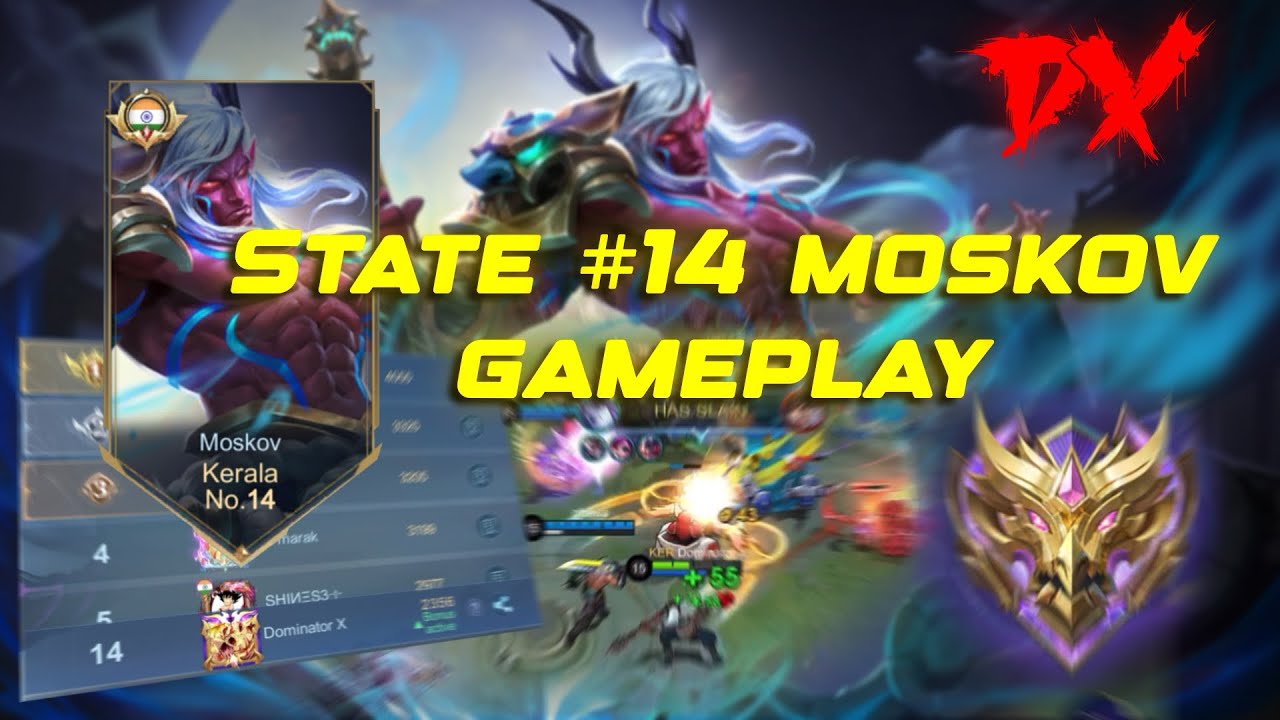 Kerala #14 moskov gameplay || moba 5v5 || mobile legends
