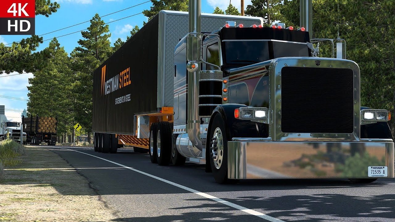 ATS 1.55 Mods | 4K |  800 Miles full Program let's go |  American Truck Simulator