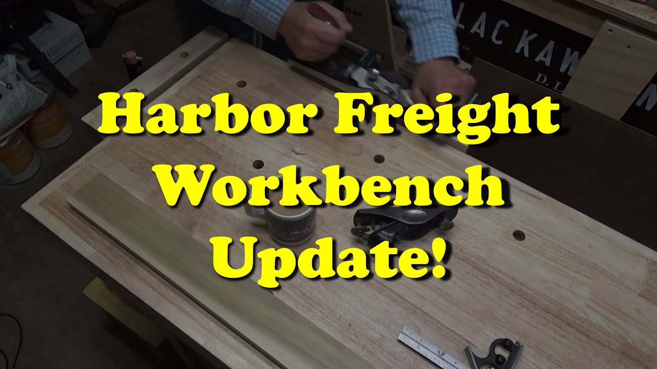 A quick look at how I adapted the Harbor Freight Windsor Workbench.