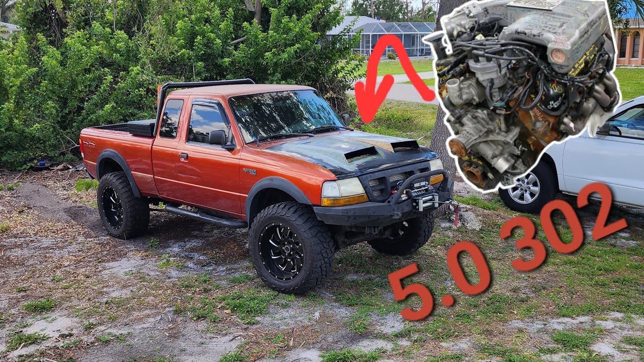 5.0 302 v8 swapped my 1999 Ford ranger. How did I do it. part 1of2