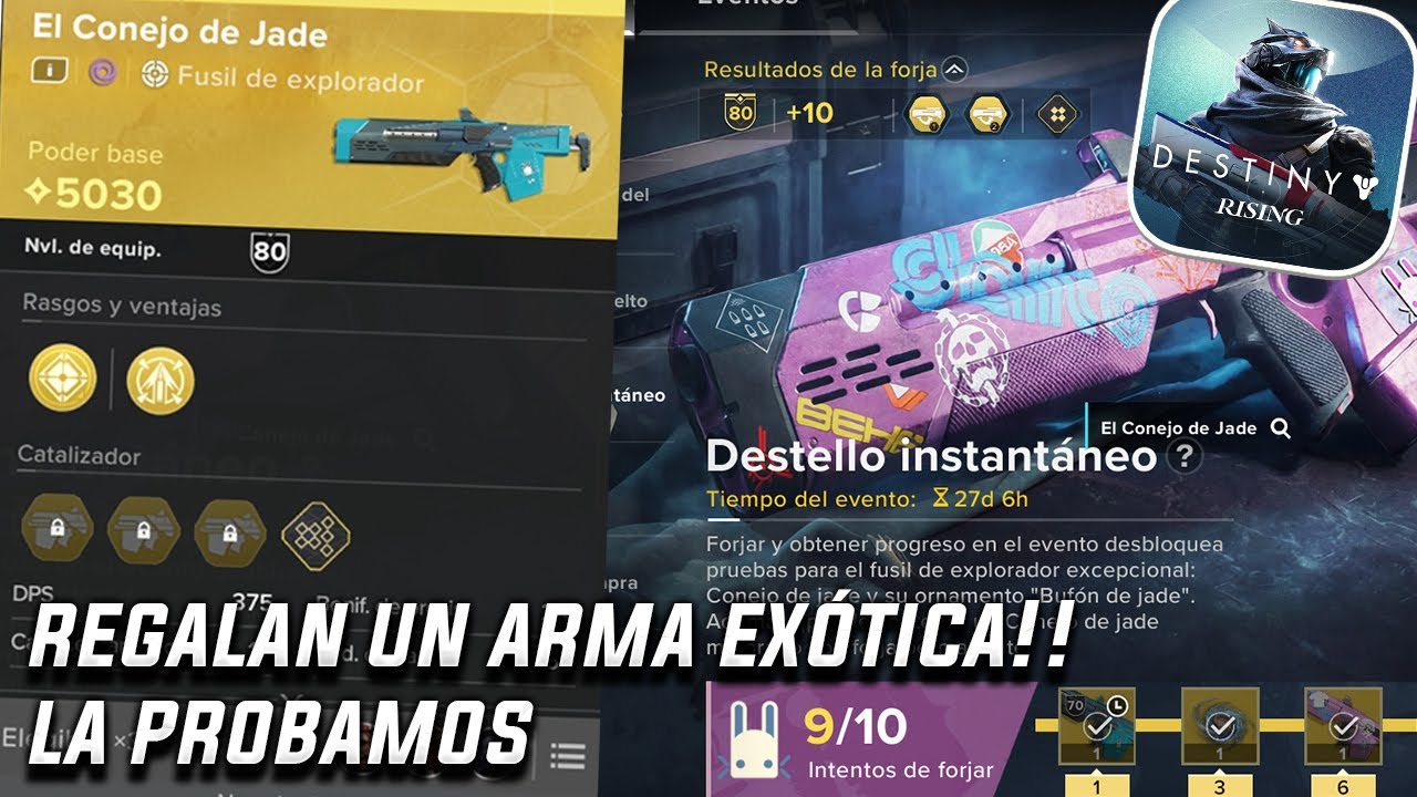 REGALAN UN ARMA EXÓTICA! VAMOS A PROBARLA! | DESTINY RISING