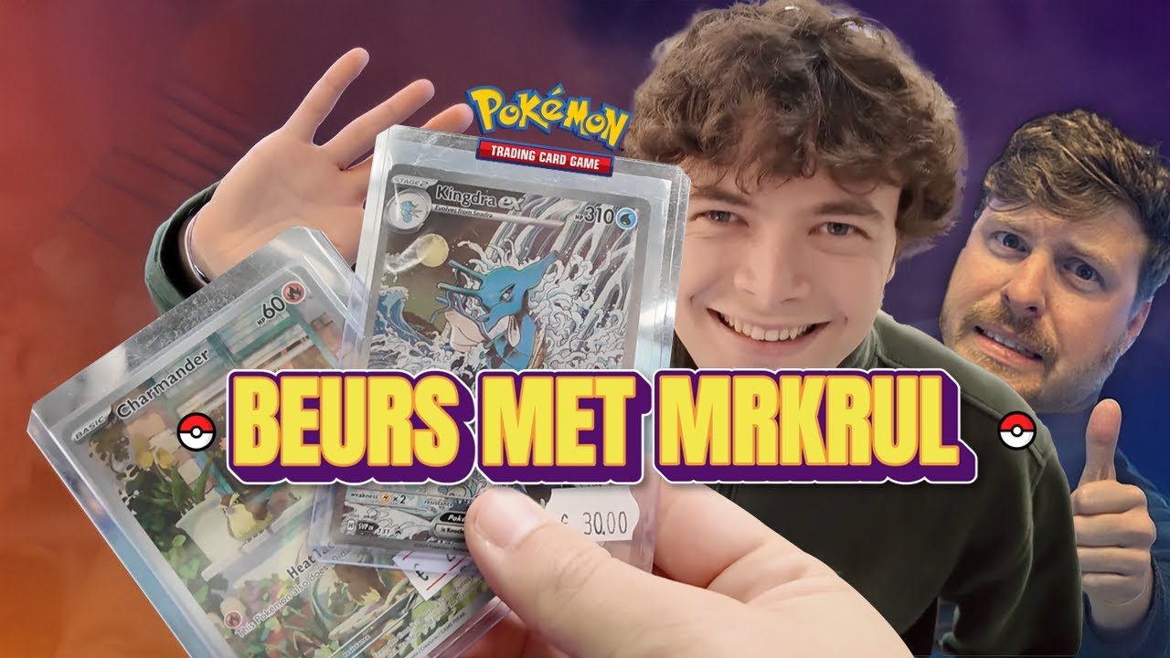 Eerste kaarten RUILEN op een Pokémonbeurs!